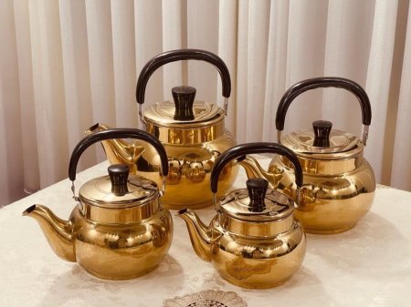 ابريق شاي 3 لتر مذهب